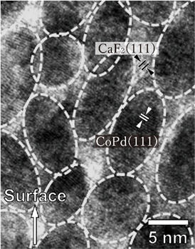 図4：高周波ナノグラニュラー薄膜びナノ組織